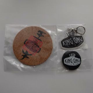 KingGnu コースター アクリルキーホルダー 缶バッジ 未開封 3点セット(ミュージシャン)