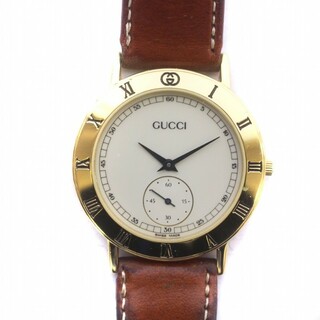 グッチ(Gucci)のグッチ 腕時計 スモールセコンド クォーツ ゴールドカラー 3000.2.M(腕時計)