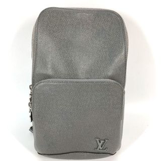 ルイヴィトン(LOUIS VUITTON)のルイヴィトン LOUIS VUITTON アヴェニュー・スリングバッグ M30951 タイガ カバン ショルダーバッグ クロス ボディバッグ タイガレザー グレー(ボディーバッグ)