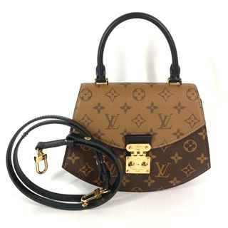 ルイヴィトン(LOUIS VUITTON)のルイヴィトン LOUIS VUITTON ティルシット M46548 モノグラム・リバース 2WAYバッグ ショルダーバッグ カバン 斜め掛け ハンドバッグ モノグラムリバースキャンバス ブラウン 新品同様(ハンドバッグ)