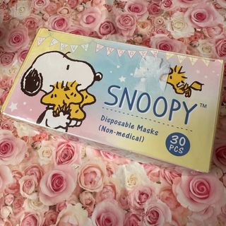 SNOOPY - 新品未開封送料込みスヌーピー個包装3層不織布マスク30P