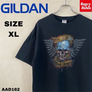 ギルタン(GILDAN)のSKULL RED WHITE & BLUE THROUGH & THROUGH(Tシャツ/カットソー(半袖/袖なし))