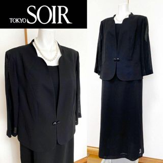 トウキョウソワール(TOKYO SOIR)の⁑【新品未使用】ジェニーエルべ　東京ソワール　高級喪服礼服　17号∥□(礼服/喪服)