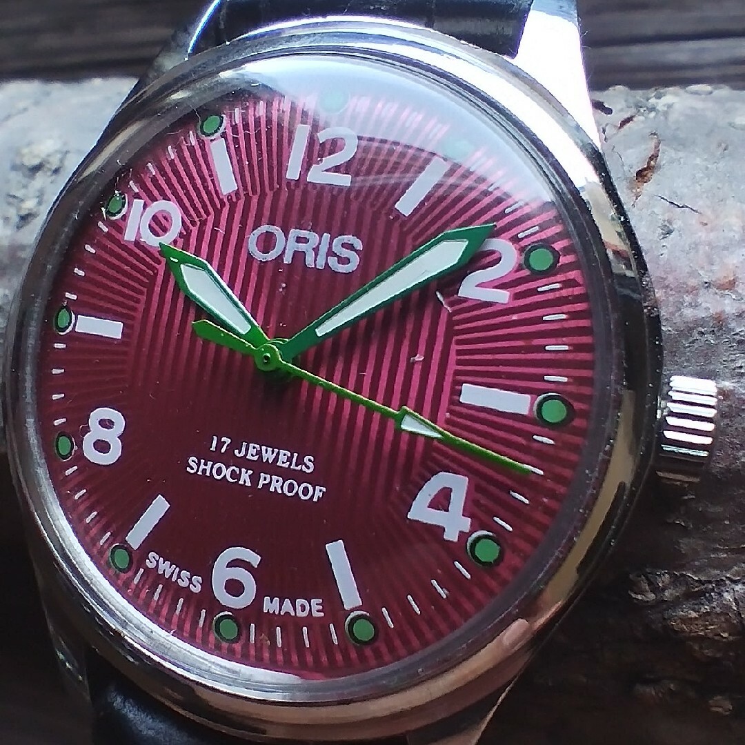 ORIS(オリス)の●美品！●オリス■ORIS 手巻き機械式1980年代ヴィンテージメンズ腕時計アン メンズの時計(腕時計(アナログ))の商品写真