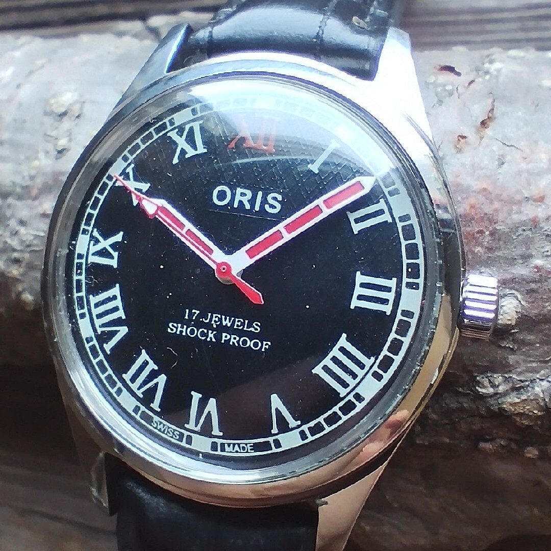 ORIS(オリス)の●美品！●オリス■ORIS 手巻き機械式1980年代ヴィンテージメンズ腕時計アン メンズの時計(腕時計(アナログ))の商品写真