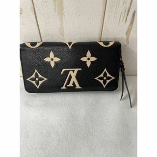 ルイヴィトン(LOUIS VUITTON)のルイヴィトン アンプラント 黒 長財布 ジッピーウォレット(財布)