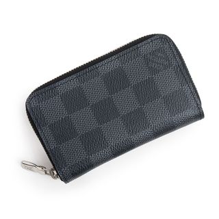 ルイヴィトン(LOUIS VUITTON)のルイ ヴィトン ジッピー コインパース コインケース 小銭入れ 財布 ダミエグラフィット ブラック 黒 シルバー金具 N63076 箱付 LOUIS VUITTON（新品・未使用品）(コインケース/小銭入れ)