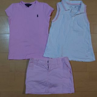 POLO RALPH LAUREN - 130 ラルフローレン　H&M　ティシャツ　スカート　ノースリーブ