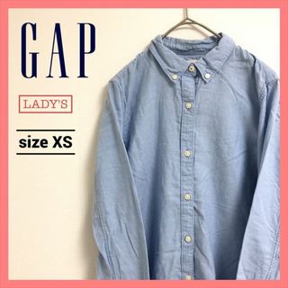 GAP - 90s 古着 ギャップ BDシャツ トップス カラーシャツ レディースXS 