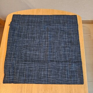 クッションカバー 30×30 和風 なごみ [ 日本製 ] 丸洗いOK 絣調の和(クッションカバー)