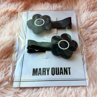 マリークワント(MARY QUANT)の【new】ヘアクリップ  ヘアピン　前髪クリップ　デイジー　黒　メイク　クリップ(バレッタ/ヘアクリップ)