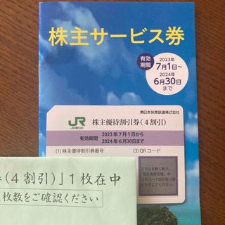 JR - JR 東日本　優待割引　サービス券