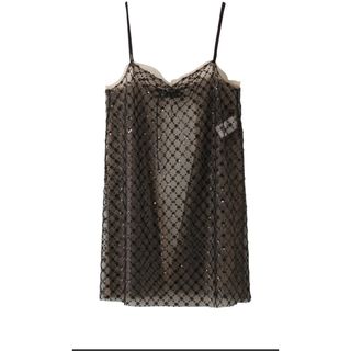 メゾンスペシャル(MAISON SPECIAL)のMasonSpecial Flower Beads Camisole Tunic(キャミソール)