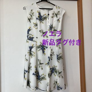 ノエラ(Noela)の新品タグ有♡Noela ノエラ 花柄ワンピース 白 トッコ プロポ イエナ ジル(ひざ丈ワンピース)