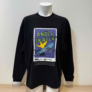 マークゴンザレス(Mark Gonzales)のM新品MARK GONZALESマークゴンザレスビッグシルエットロンT長袖T(Tシャツ/カットソー(七分/長袖))