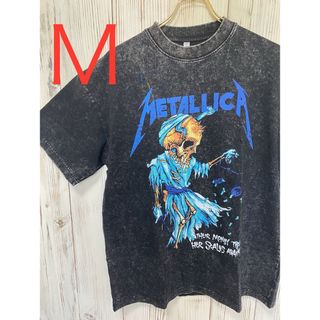 メタリカ METALLICA バンド ロック 半袖  Tシャツ ブラック M(Tシャツ/カットソー(半袖/袖なし))