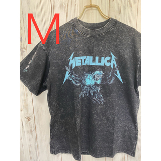メタリカ METALLICA バンド ロック 半袖  Tシャツ ブラック M(Tシャツ/カットソー(半袖/袖なし))