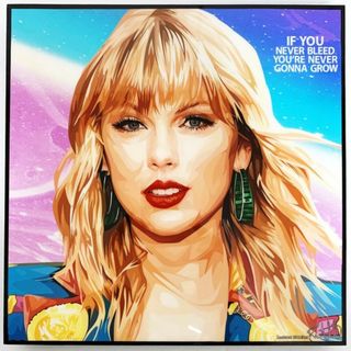 Taylor Swift ➂ テイラー スウィフト / 大人気ポップアートパネル(絵画/タペストリー)