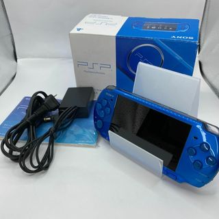 プレイステーション(PlayStation)の【良品】PSP3000 VB バイラントブルー(家庭用ゲーム機本体)