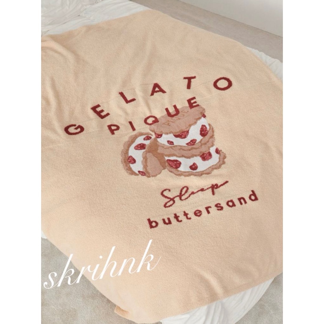 gelato pique - ジェラートピケ♡バターサンドクッキー柄 gelato pique - ジェラートピケ♡バターサンドクッキー柄