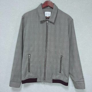 ザショップティーケー(THE SHOP TK)のメンズ ザショップティーケー ジャケット ブルゾン グレンチェック グレー L(ブルゾン)