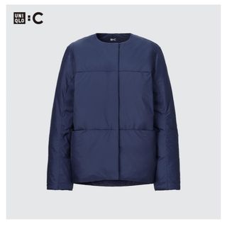 ユニクロ(UNIQLO)のライトダウンジャケット　:c  NAVY (ダウンジャケット)