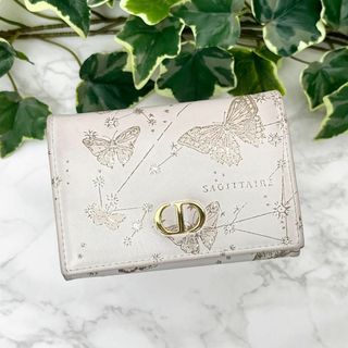 Christian Dior - ディオール カロ GLYCINE ウォレット Butterfly Zodiac