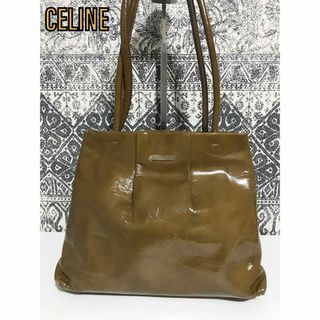 セリーヌ(celine)の【良品】CELINE セリーヌ パテントレザー トートバッグ ショルダーバッグ(トートバッグ)