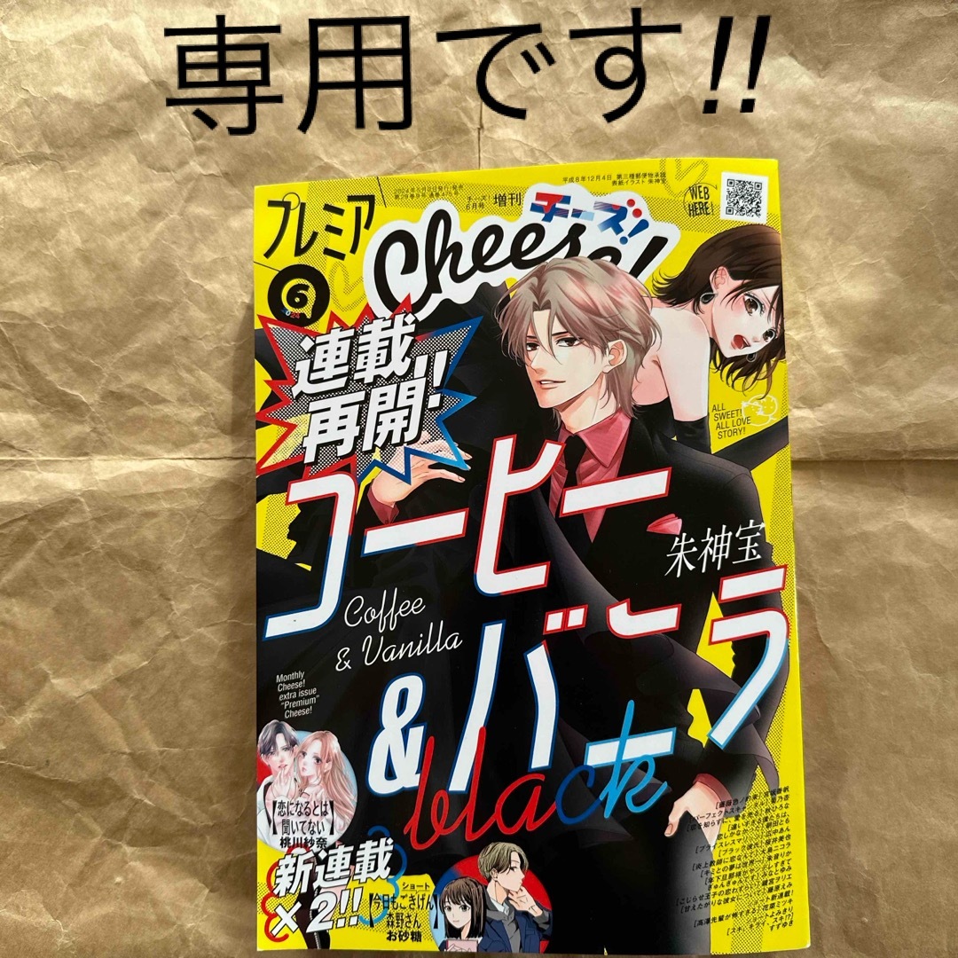 プレミアCheese! (チーズ) 2024年 06月号 専用です‼︎ エンタメ/ホビーの漫画(少女漫画)の商品写真