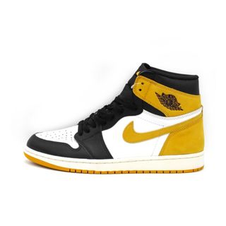 ナイキ(NIKE)のナイキ NIKE ■ 【 AIR JORDAN 1 RETRO HIGH OG YELLOW OCHRE 555088 109 】 エア ジョーダン 1 ハイ イエロー オークル スニーカー f21892(スニーカー)