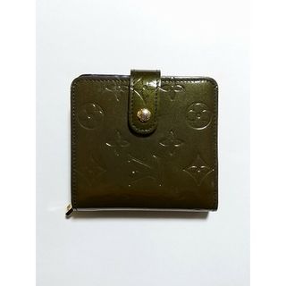 ルイヴィトン(LOUIS VUITTON)のルイヴィトン モノグラム ヴェルニ財布 袋付 折りたたみ財布 二つ折り財布(財布)