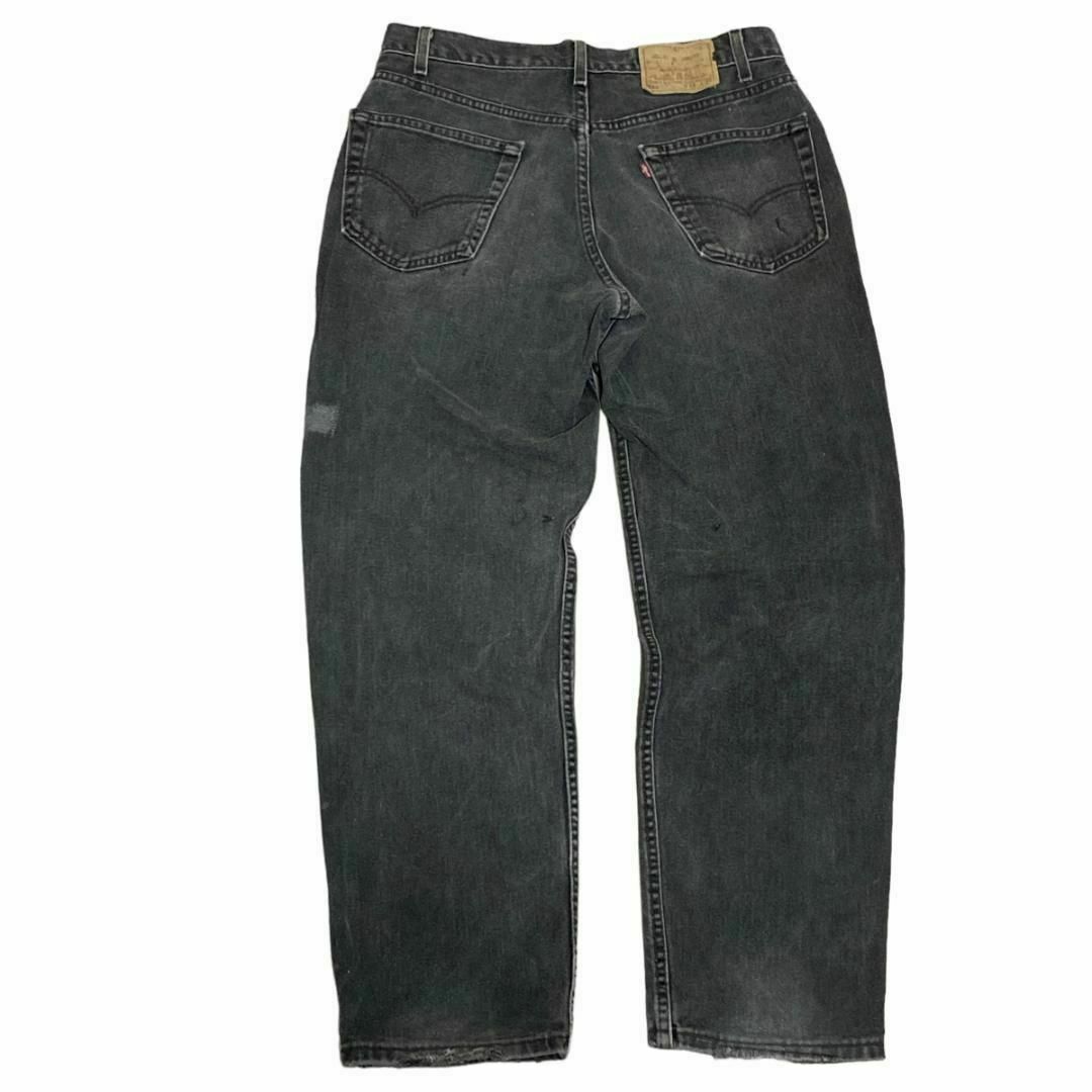 Levi's(リーバイス)のUSA制 リーバイス550 W34 太め ブラックデニム ジーンズ s23 メンズのパンツ(デニム/ジーンズ)の商品写真