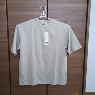 ユニクロ(UNIQLO)のUNIQLO エアリズムコットンオーバーサイズTシャツ(5分袖)(Tシャツ/カットソー(半袖/袖なし))