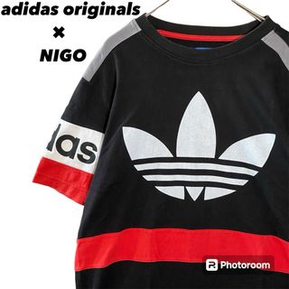 アディダス(adidas)のアディダスオリジナルス　NIGOコラボTシャツ　アディダスTシャツ 古着Tシャツ(Tシャツ/カットソー(半袖/袖なし))