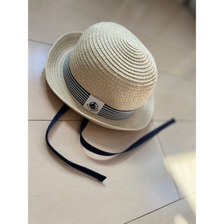 プチバトー(PETIT BATEAU)のPETIT BATEAU 麦わら帽子(帽子)