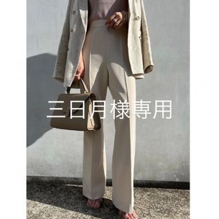 アニュアンス(ánuans)のイージーフレアパンツ （LIGHT BEIGE）/ anuans(カジュアルパンツ)