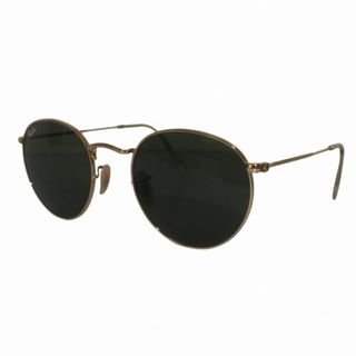 レイバン(Ray-Ban)のRAY BAN ROUND METAL サングラス 緑 RB3447-001(サングラス/メガネ)