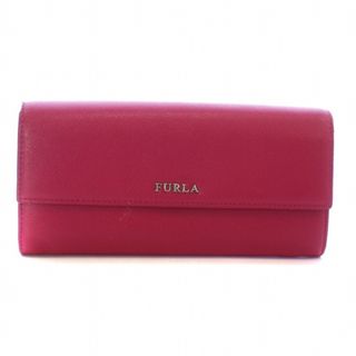 Furla - フルラ FURLA 二つ折り長財布 ロゴ金具 サフィアーノレザー ピンク