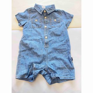 babyGAP - 【美品】BabyGAP ロンパース　90cm デニム柄