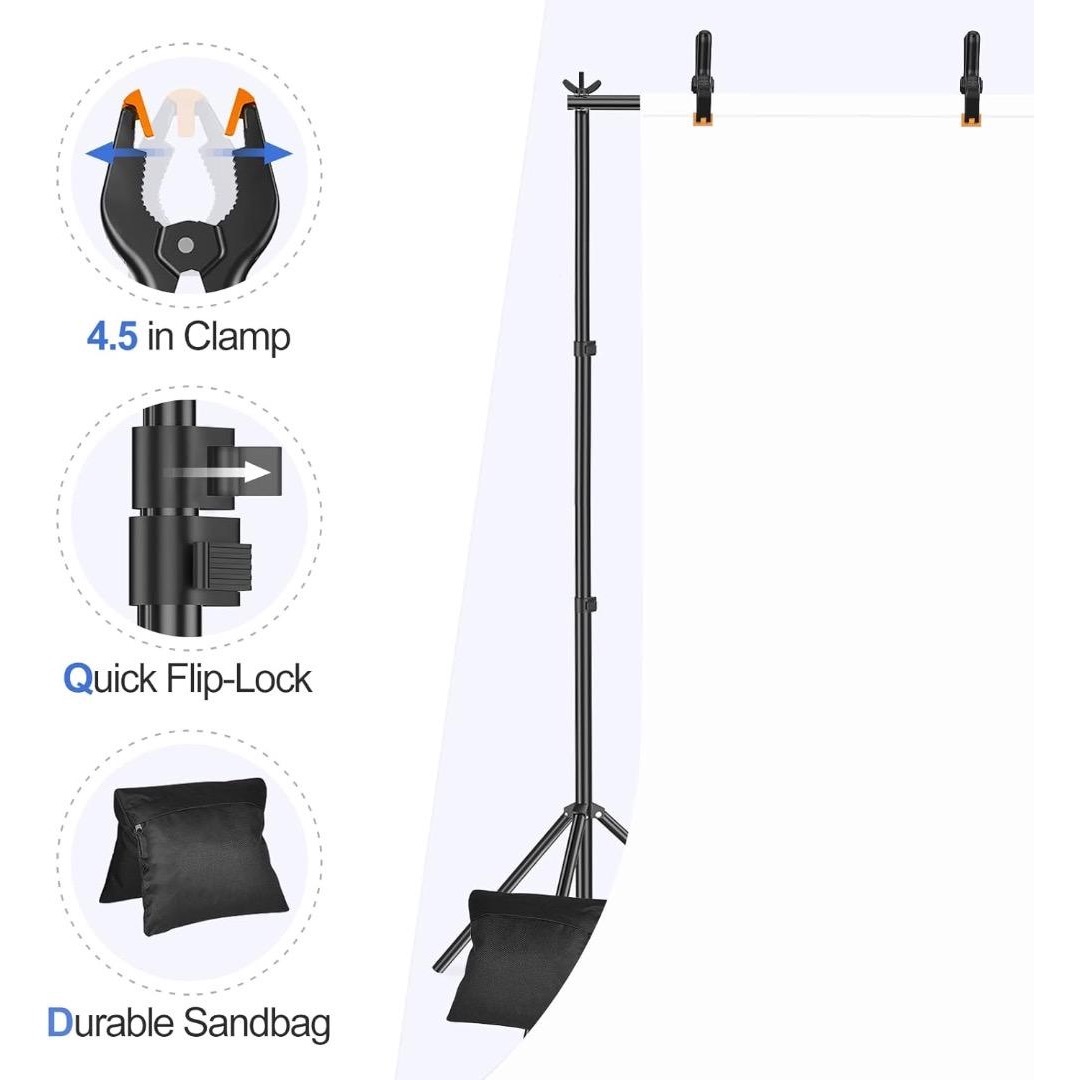 ⭐️新品未使用⭐️ワイド型スタンド 2x3m 写真撮影スタンド 強力クリップ スポーツ/アウトドアのアウトドア(その他)の商品写真