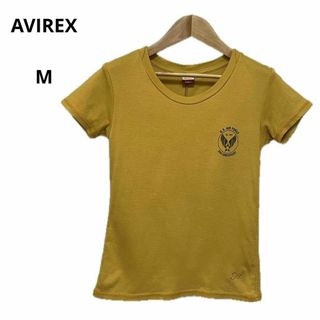 アヴィレックス(AVIREX)の美品 AVIREX アヴィレックス ストレッチ Tシャツ 半袖 M(Tシャツ(半袖/袖なし))