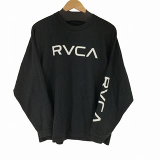 RVCA - RVCA(ルーカ) ロゴプリント クルーネックL/Sカットソー メンズ トップス