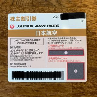 JAL 株主優待券　2024年11月30日まで