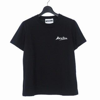 モスキーノ(MOSCHINO)のモスキーノ 20SS ロゴ プリント Tシャツ カットソー 半袖 40(Tシャツ(半袖/袖なし))