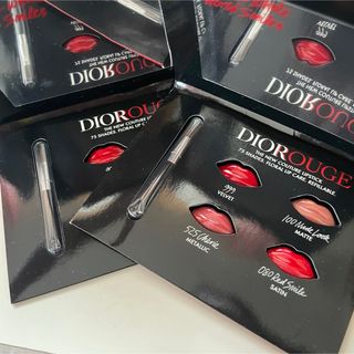 ディオール(Dior)のDior ディオール ルージュディオール 口紅4色 2セット(サンプル/トライアルキット)