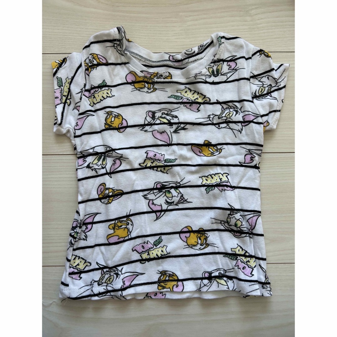 トムとジェリー Tシャツ 80〜95cm相当 キッズ/ベビー/マタニティのキッズ服女の子用(90cm~)(Tシャツ/カットソー)の商品写真