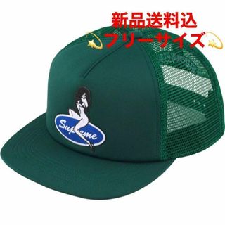 シュプリーム(Supreme)のSupreme Pin Up Mesh Back 5-Panel グリーン(キャップ)