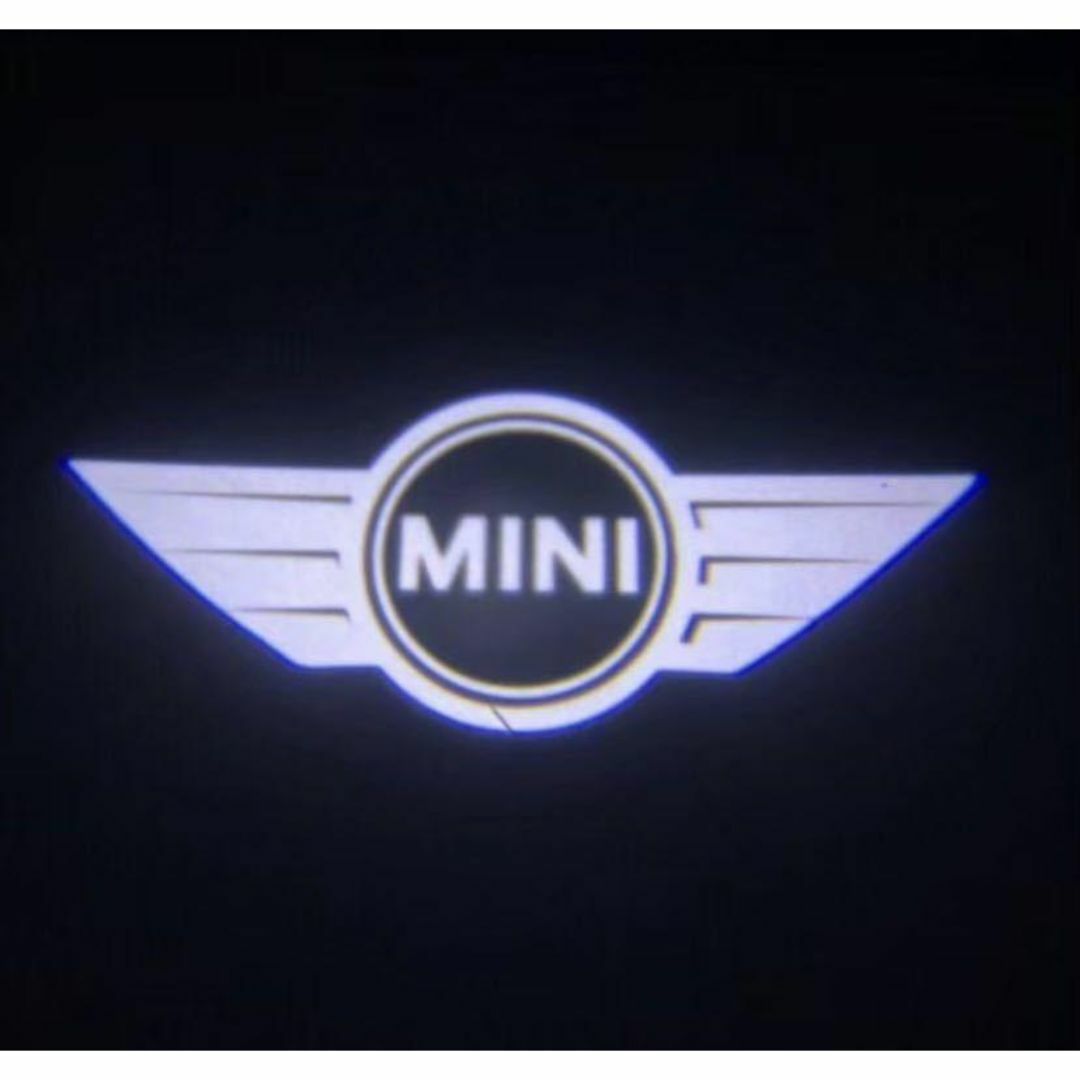 MINI　ミニクーパー ウェルカムカーテシライト 2個　ドアランプ　 ミニ 自動車/バイクの自動車(車内アクセサリ)の商品写真