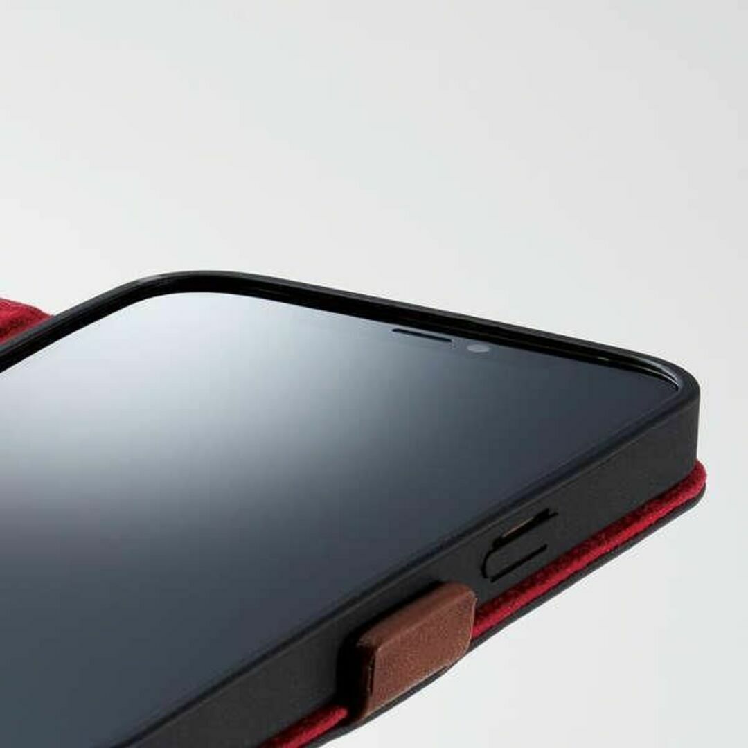 エレコム iPhone 14・13 手帳型ケース ソフトレザーカバー 耐衝撃 スマホ/家電/カメラのスマホアクセサリー(iPhoneケース)の商品写真