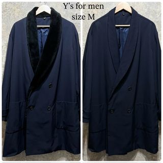 Y's - Y's for men ウールギャバ チェスターコート ロングコート